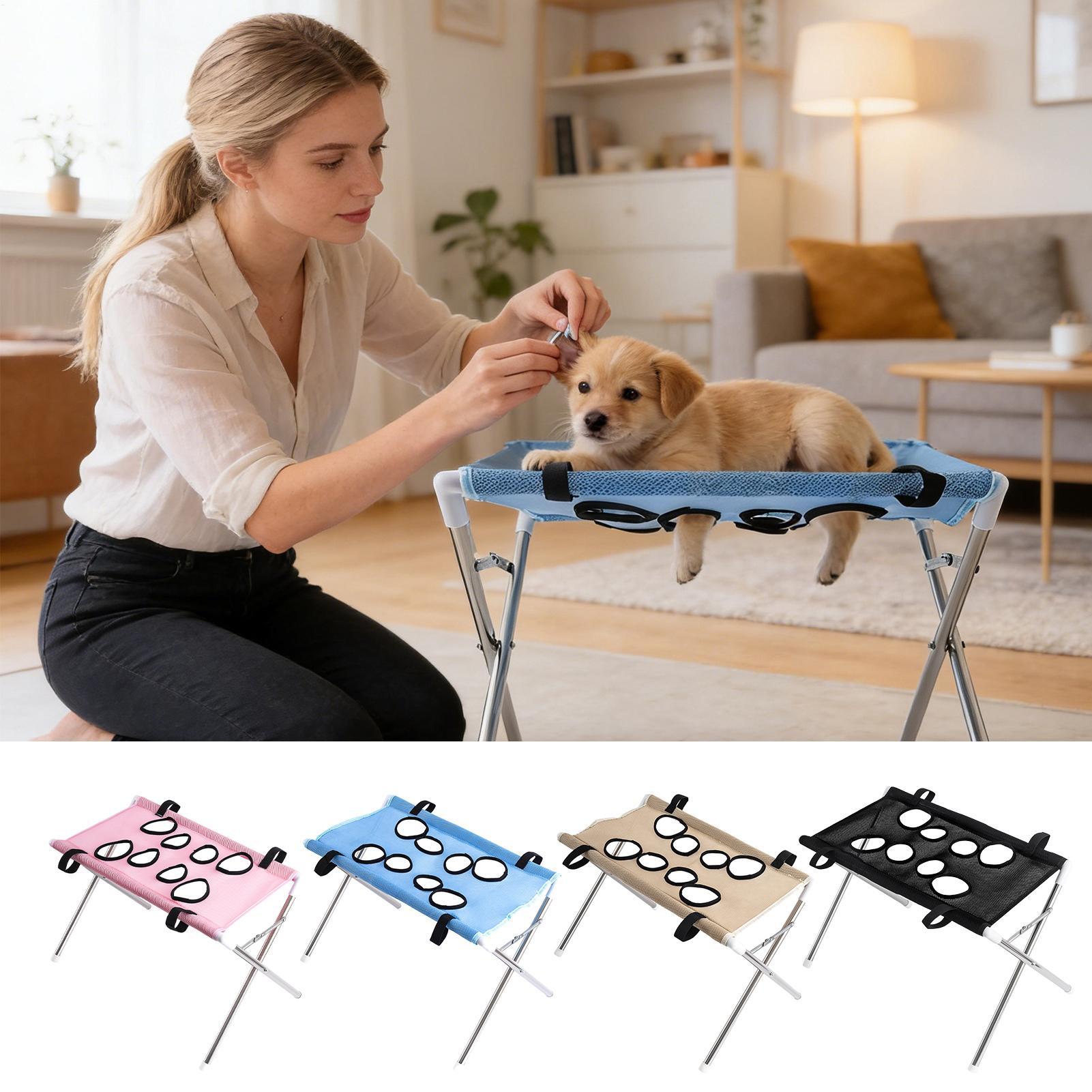 Pet Supplies Dog Food - Pet Grooming Hammock Stand Foldable Cat