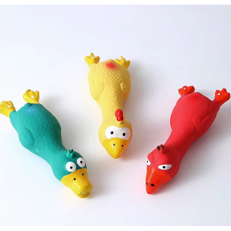 Pet Supplies Dog Food - Cute Dog Squeak Toy Latex Chicken
