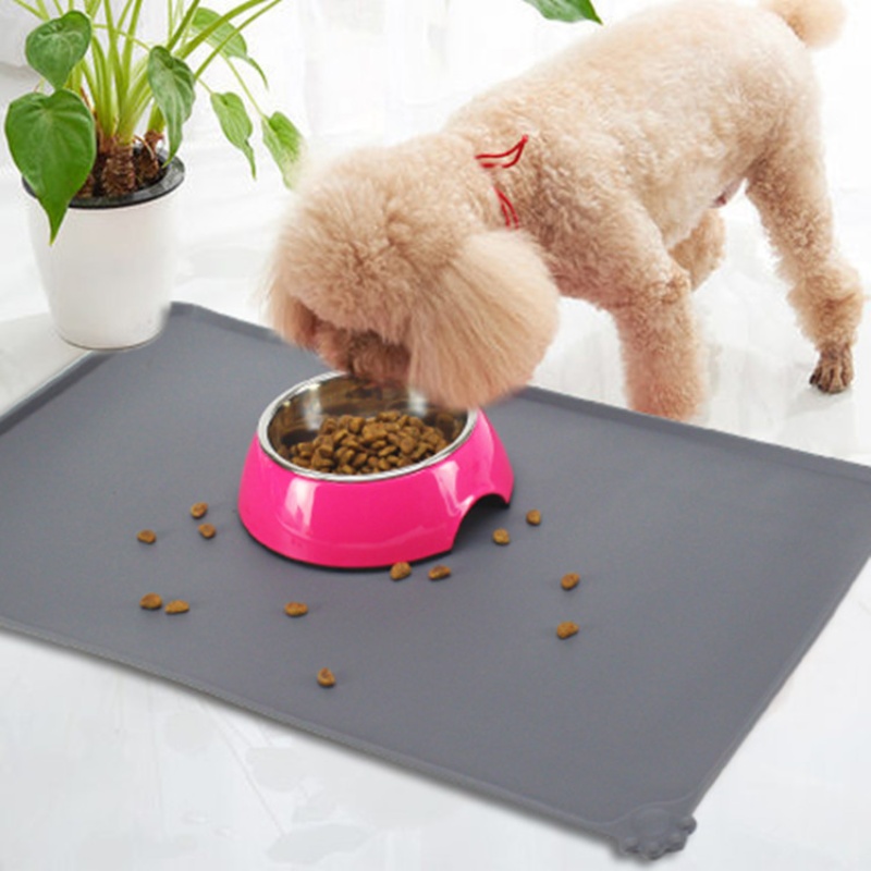 Pet Supplies Dog Food - Silicone Pet Meal Mat Waterproof Anti-Slip
