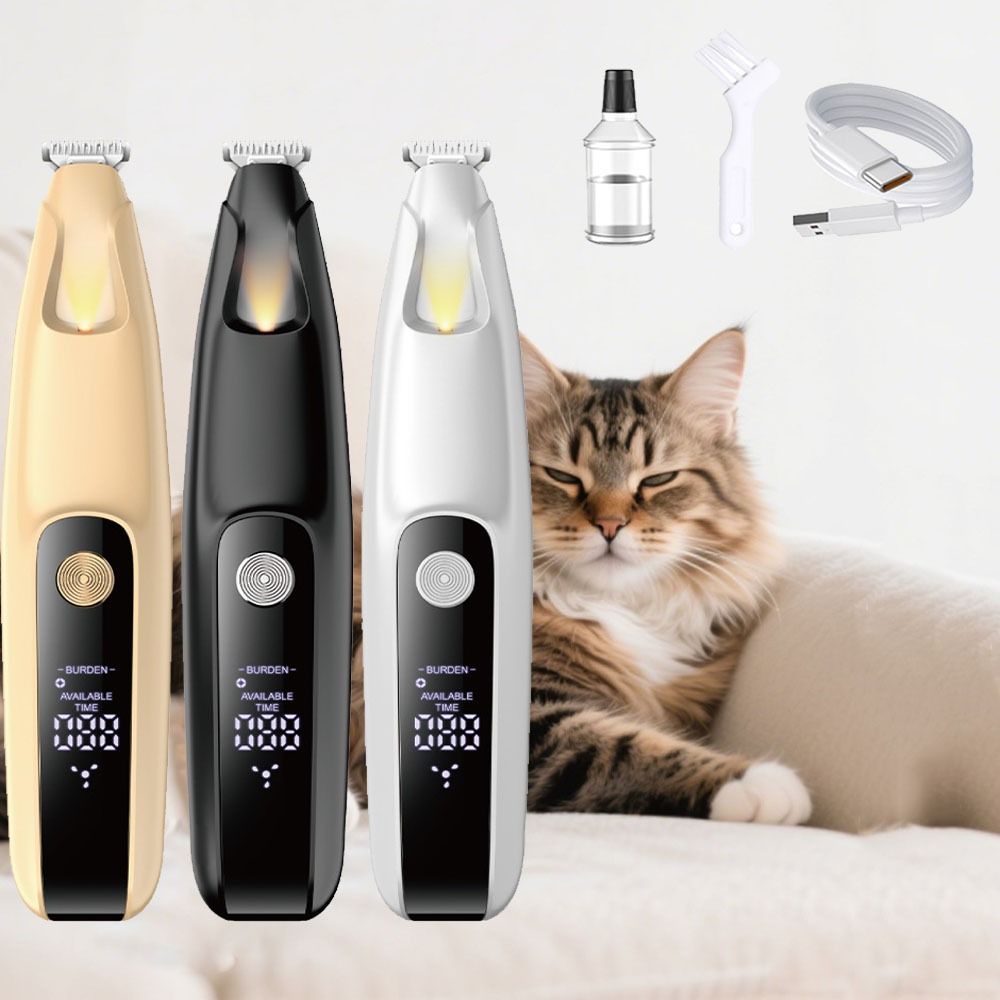 Pet Supplies Nail Trim - LED Dog Paw Trimmer LCD Display