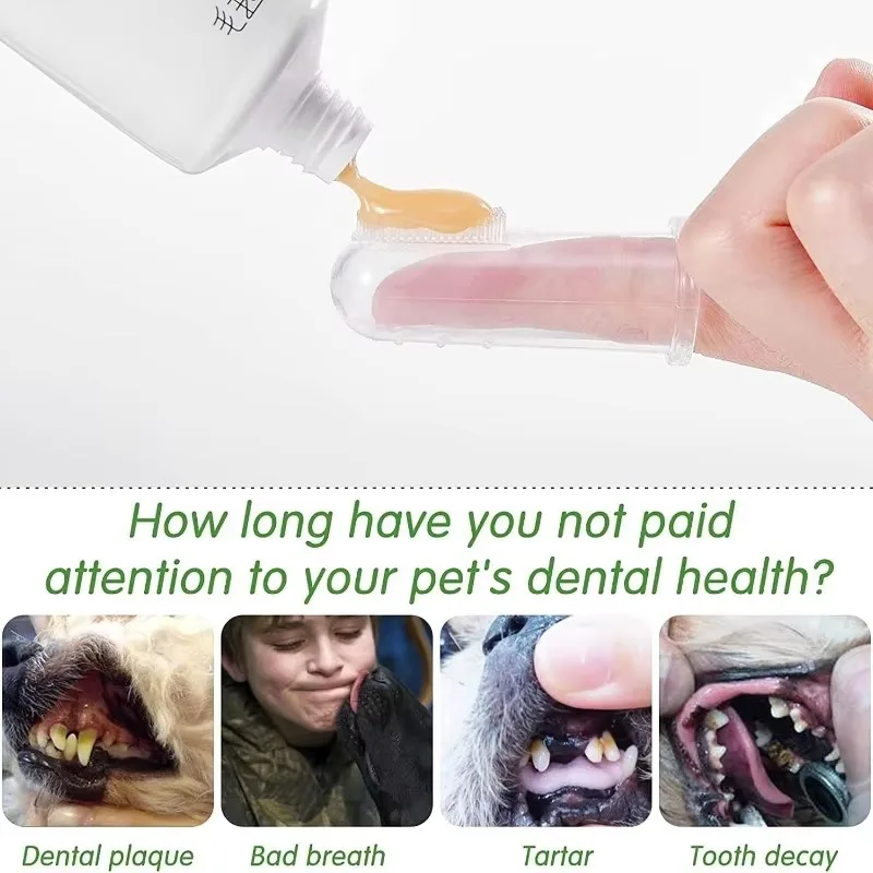 Super Soft Pet Finger Toothbru - Pet Supplies Dog Food 评论和价格