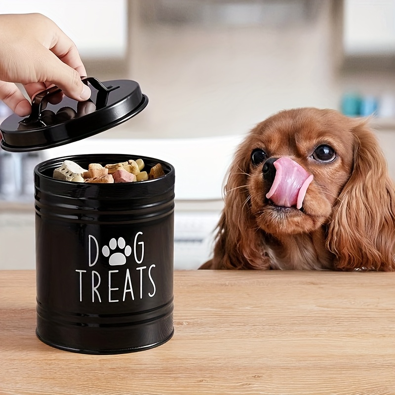 Metal Dog Treat Container Dog  - Pet Supplies Dog Food 评论和价格