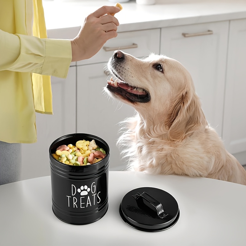 Metal Dog Treat Container Dog  - Pet Supplies Dog Food 评论和价格
