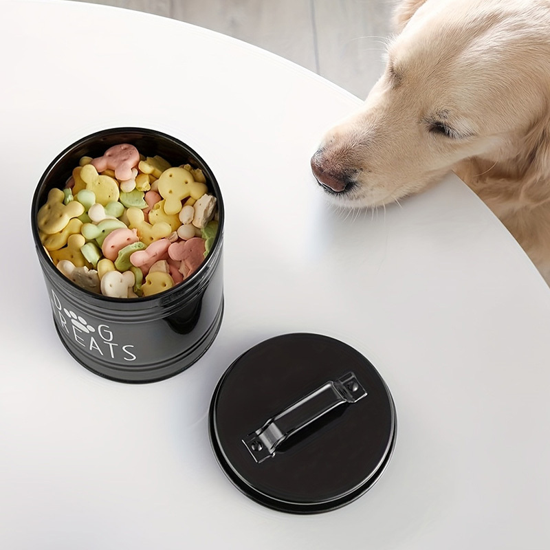 Metal Dog Treat Container Dog  - Pet Supplies Dog Food 评论和价格