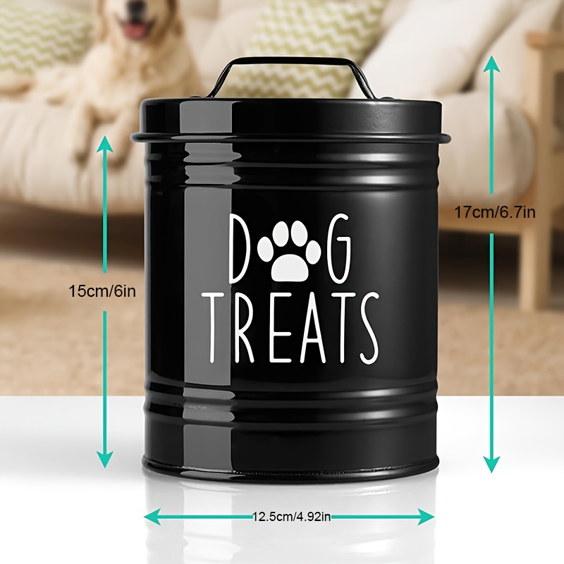 Metal Dog Treat Container Dog  - Pet Supplies Dog Food 评论和价格