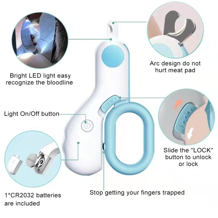 Professional LED Light Cat Dog - Pet Supplies Nail Trim 评论和价格