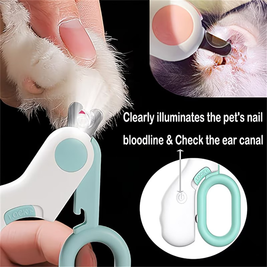Professional LED Light Cat Dog - Pet Supplies Nail Trim 评论和价格